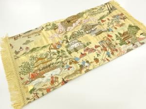 京名所模様織出し卓布